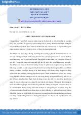 Đề thi học kì 1 Văn 7 Cánh diều - Đề số 9